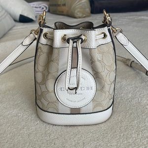 Coach mini bucket bag
